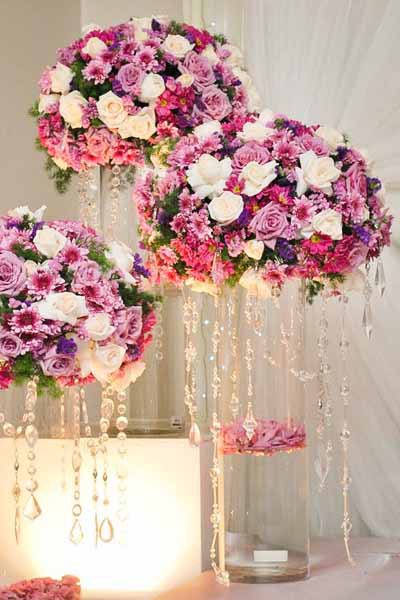 Цветы и цветочные композиции на столы гостей - ТоржествоМания
