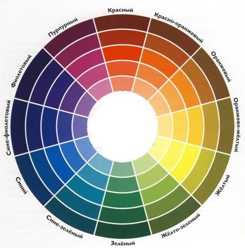 Выбор цвета: цветовая гамма и правила комбинации цветов