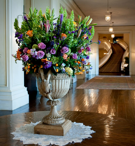 цветы в холл