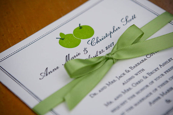 Свадьба в стиле  Зеленое Яблоко
