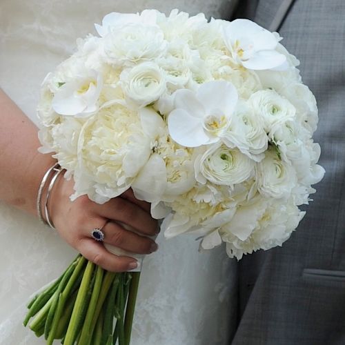 белый букет невесты 