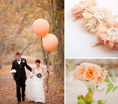 персиковая свадьба